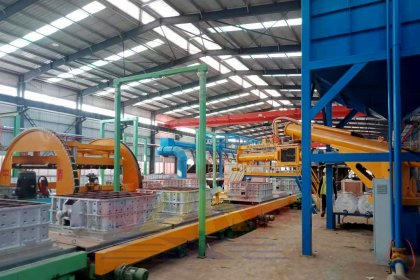 樹脂砂造型生產(chǎn)線